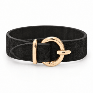 Packshot studio bracelet Fauve Noir, vue de face sur fond blanc — 8 octobre 2026
