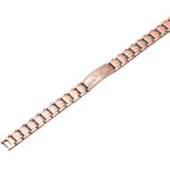 Bracelet magnétique en cuivre bronze pour homme avec motif aigle sculpté élégant.