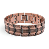 Bracelet magnétique, en cuivre, pour homme, modèle Grim - La Boutique du Bracelet