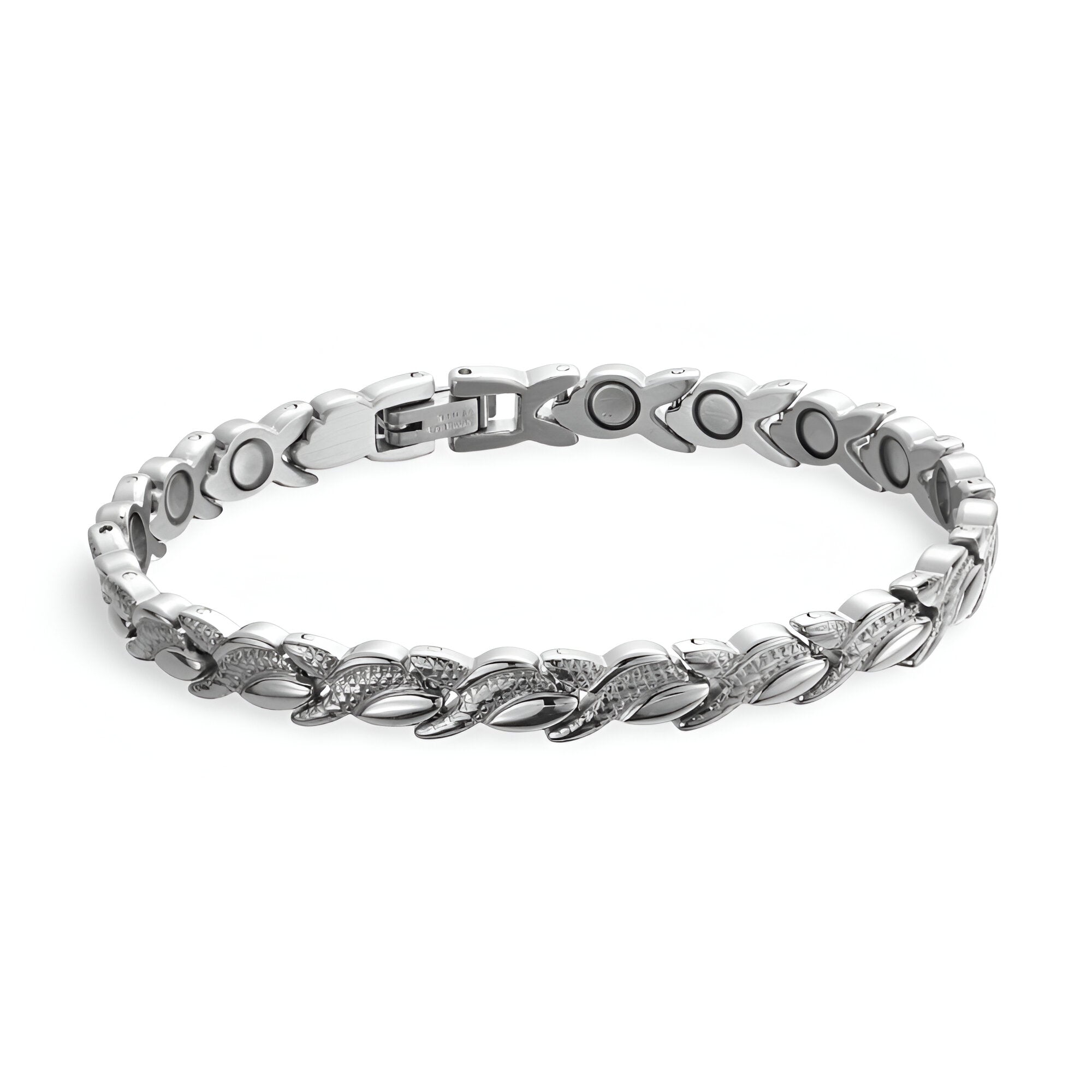 Bracelet magnétique, en titane, pour femme, modèle Elisiv - La Boutique du Bracelet