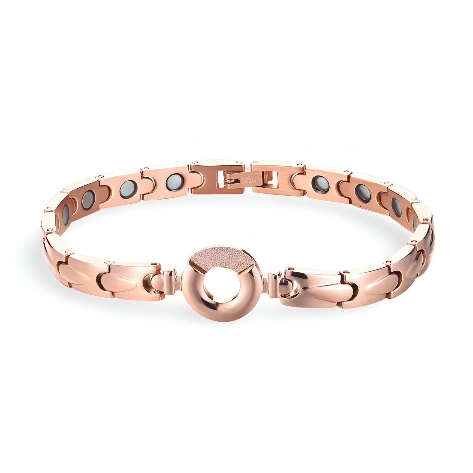 Bracelet magnétique, en titane, pour femme, modèle Solveig - La Boutique du Bracelet