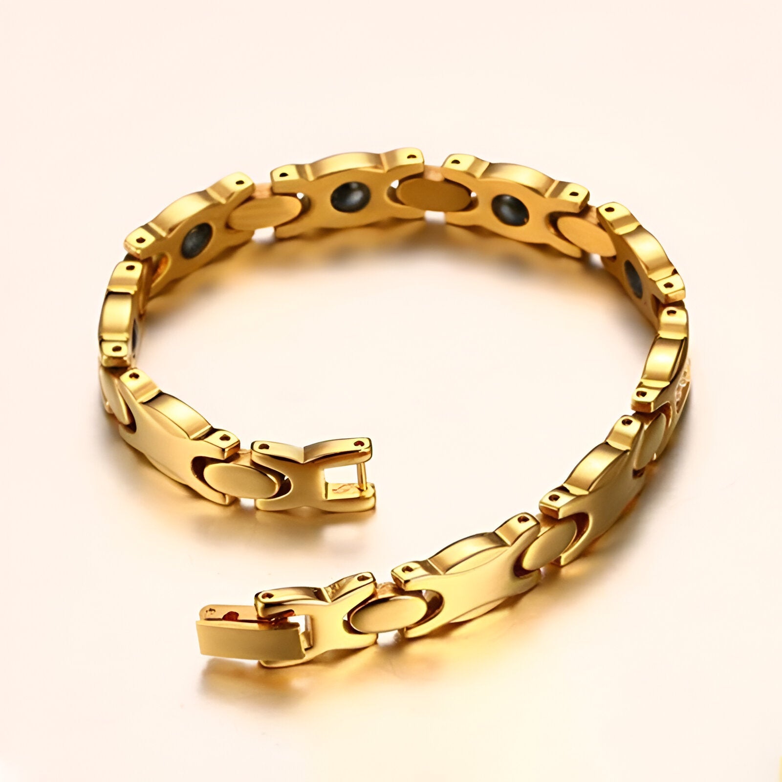 Bracelet magnétique, en titane, pour femme, modèle Tyra - La Boutique du Bracelet