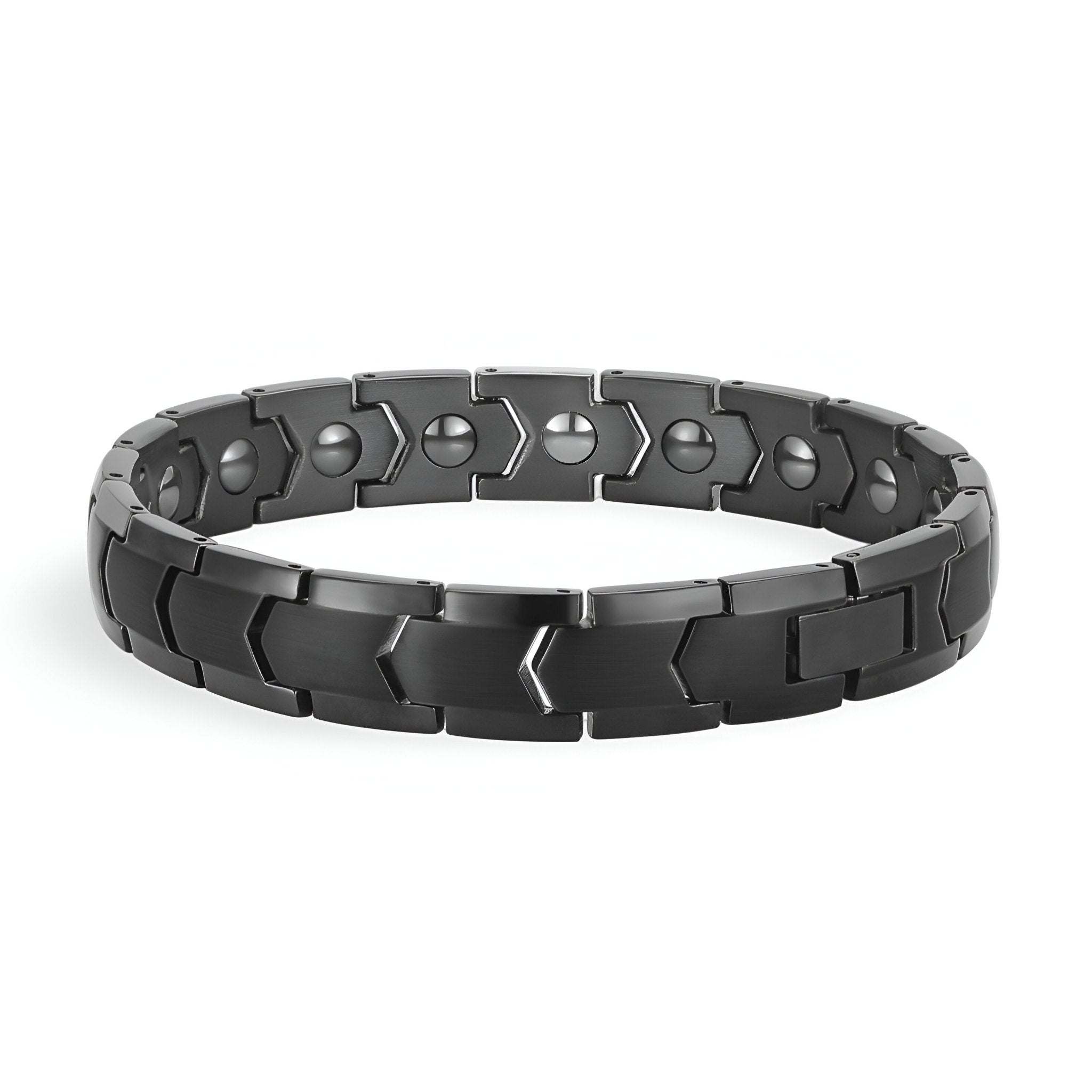 Bracelet magnétique, en titane, pour homme, modèle Hakon - La Boutique du Bracelet