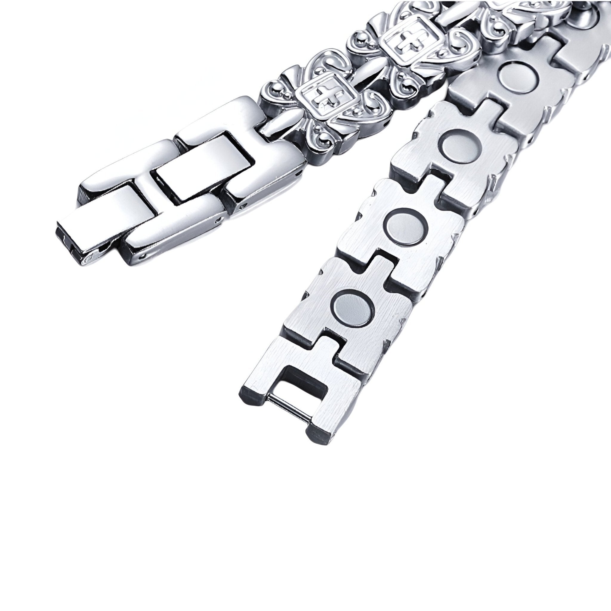 Bracelet magnétique, en titane, pour homme, modèle Thordis - La Boutique du Bracelet