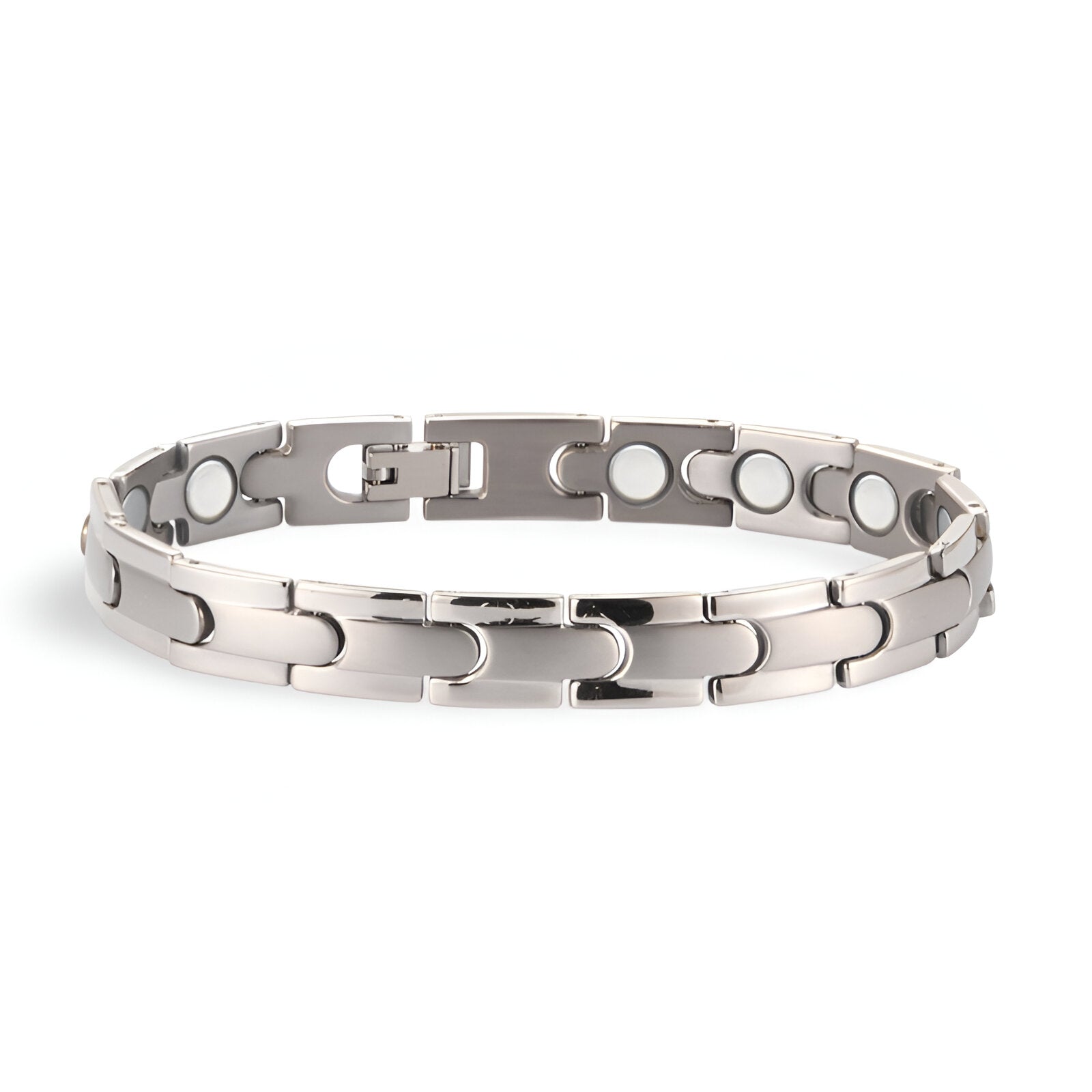 Bracelet magnétique, en titane, pour homme, modèle Tormod - La Boutique du Bracelet