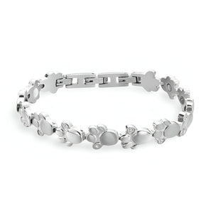 Bracelet magnétique, pattes d'animal, en titane, pour homme, modèle Hervor - La Boutique du Bracelet
