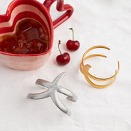 Bracelet manchette doré, étoile de mer, en acier inoxydable, modèle Soryla - La Boutique du Bracelet