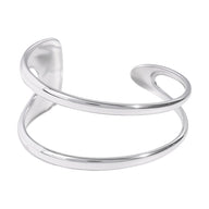 Bracelet manchette doré, géométrique moderne, en titane, modèle Elaris - La Boutique du Bracelet