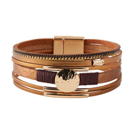Bracelet manchette multi - rangs, complète toutes les tenues, modèle Malina - La Boutique du Bracelet