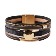 Bracelet manchette multi - rangs, complète toutes les tenues, modèle Malina - La Boutique du Bracelet