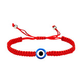Bracelet mauvais oeil, bouclier éthéré, en fil rouge ciré, éloigne les mauvaises énergies, modèle Touns - La Boutique du Bracelet