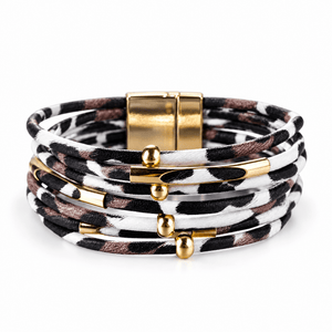 Packshot studio bracelet Baghera Blanc / 19 cm, vue de face sur fond blanc — 8 octobre 2026