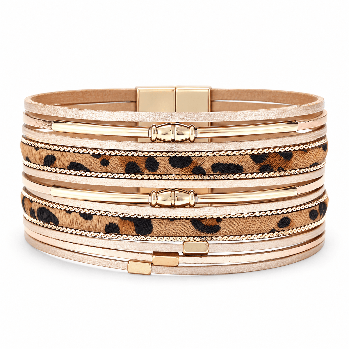 Packshot studio bracelet Hilana Marron, vue de face sur fond blanc — 8 octobre 2026