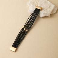 Bracelet multi - rangs, multiples cœurs, pour femme, modèle Vani - La Boutique du Bracelet