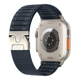 Bracelet nylon réglable pour montre Apple Watch, boucle parachute, fermoir tactique, modèle Riven - La Boutique du Bracelet