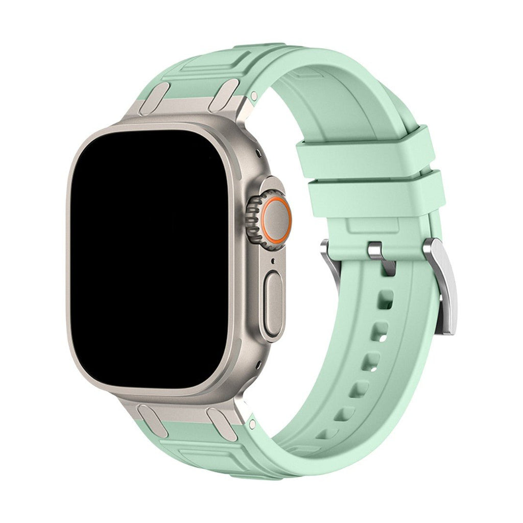 Udendørs armbånd i blød silikone, passer til Apple Watch, robust design og perfekt pasform, model Djeko