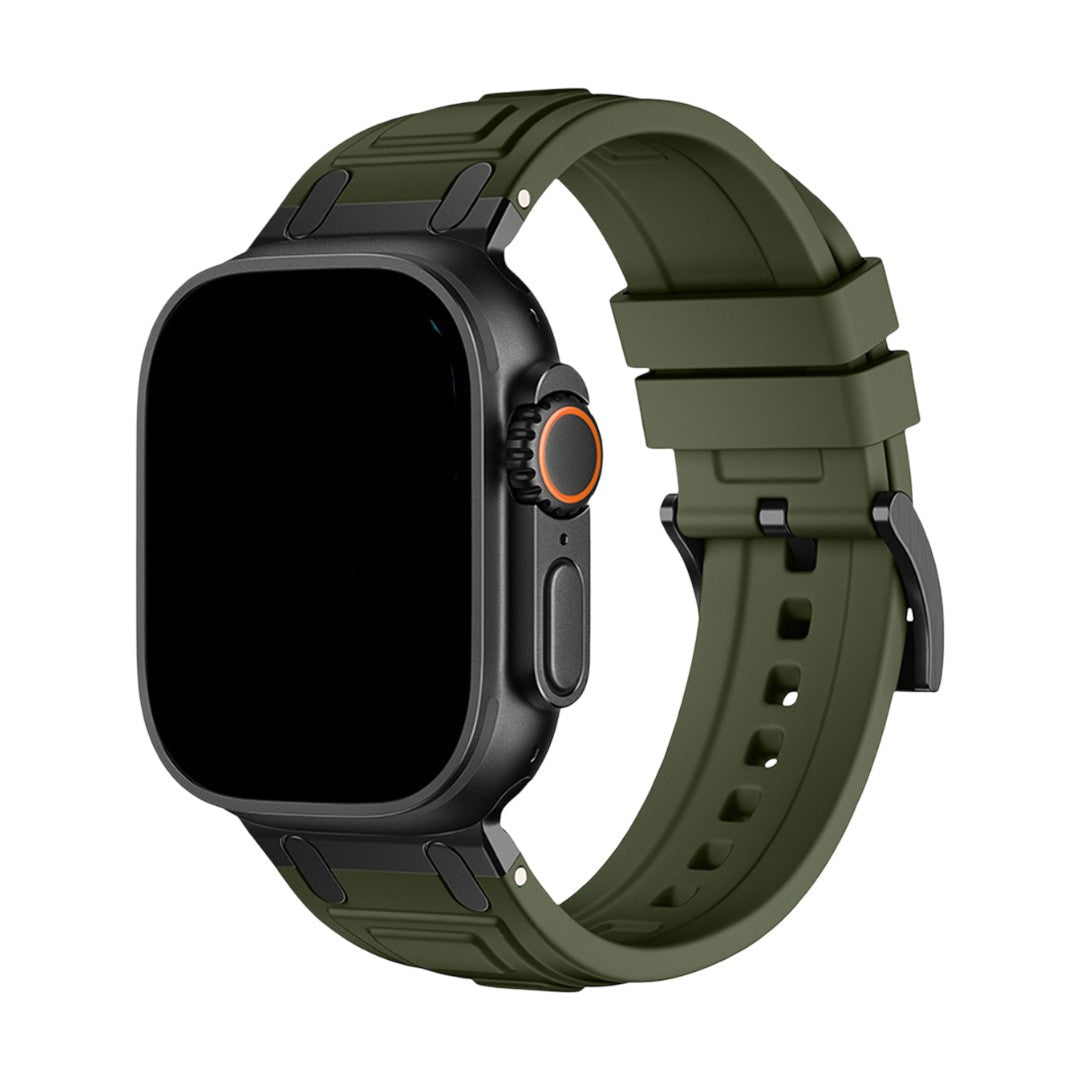 Outdoor λουράκι από μαλακή σιλικόνη συμβατό με Apple Watch, στιβαρό design και τέλεια εφαρμογή, μοντέλο Djeko
