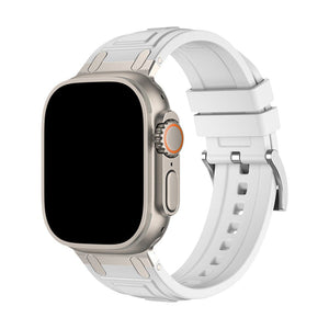 Udendørs armbånd i blød silikone, passer til Apple Watch, robust design og perfekt pasform, model Djeko