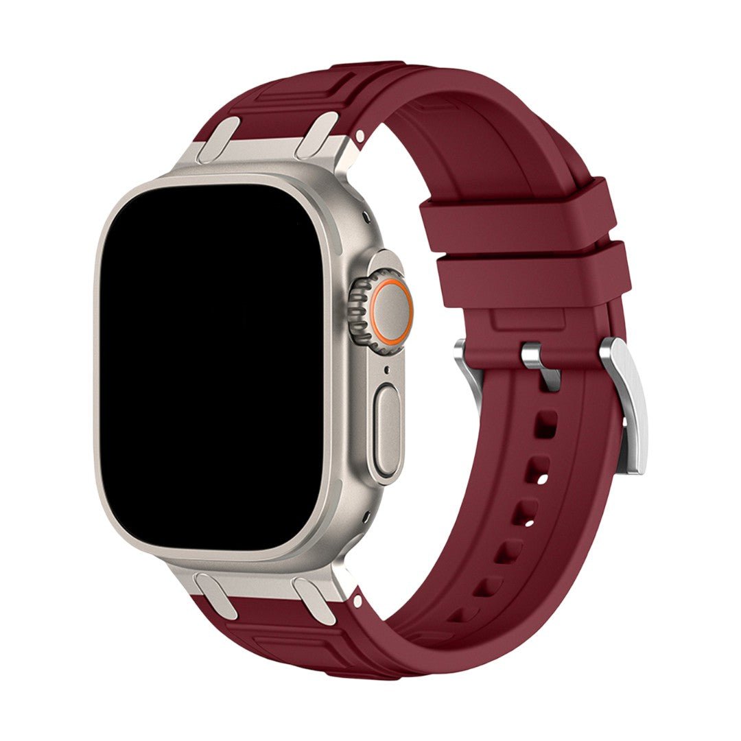 Outdoor λουράκι από μαλακή σιλικόνη συμβατό με Apple Watch, στιβαρό design και τέλεια εφαρμογή, μοντέλο Djeko