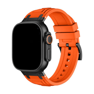 Udendørs armbånd i blød silikone, passer til Apple Watch, robust design og perfekt pasform, model Djeko