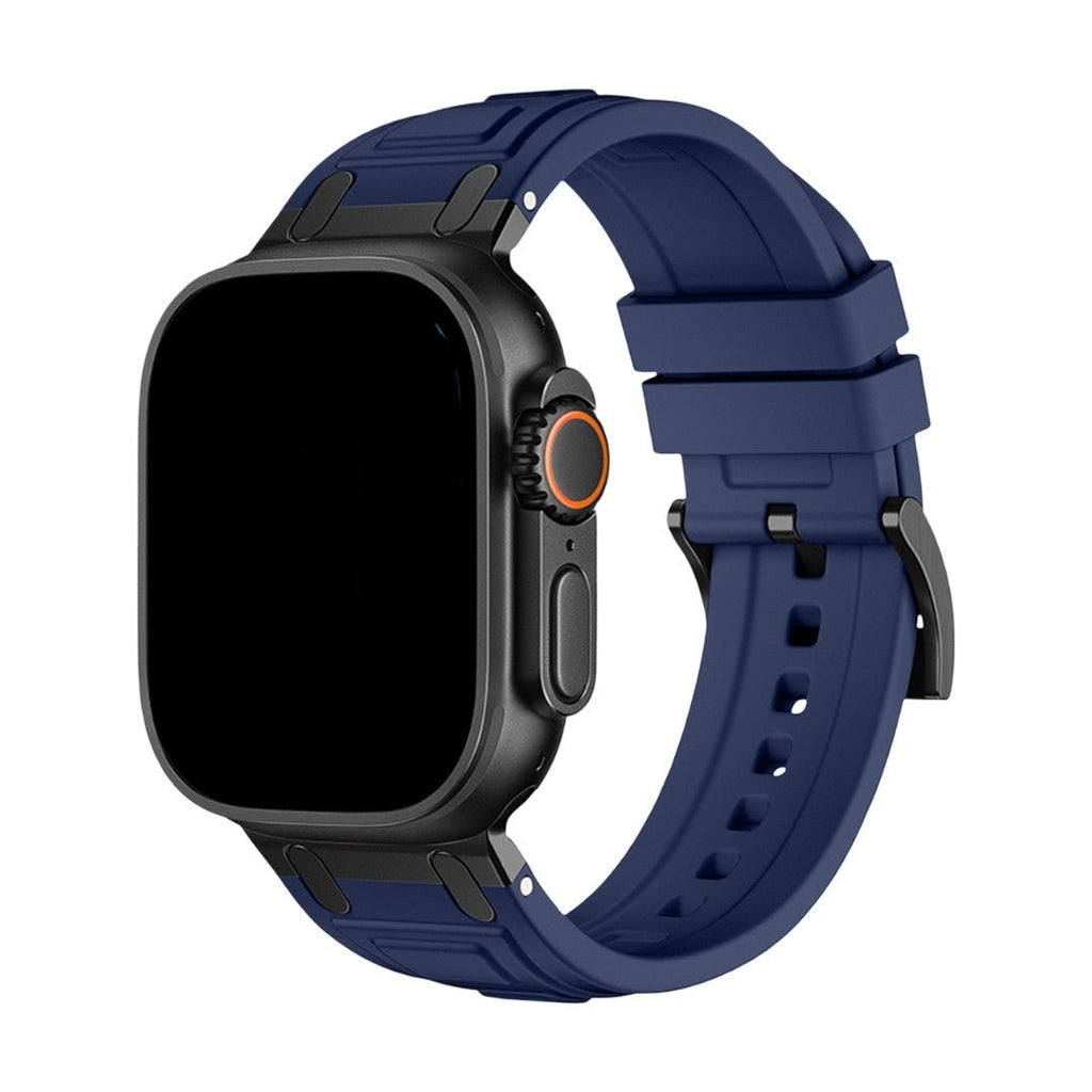 Udendørs armbånd i blød silikone, passer til Apple Watch, robust design og perfekt pasform, model Djeko