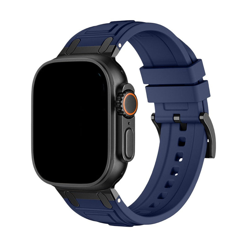 Udendørs armbånd i blød silikone, passer til Apple Watch, robust design og perfekt pasform, model Djeko