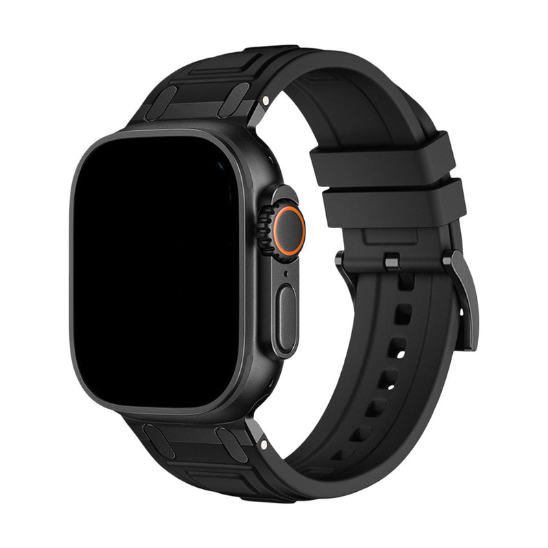 Udendørs armbånd i blød silikone, passer til Apple Watch, robust design og perfekt pasform, model Djeko