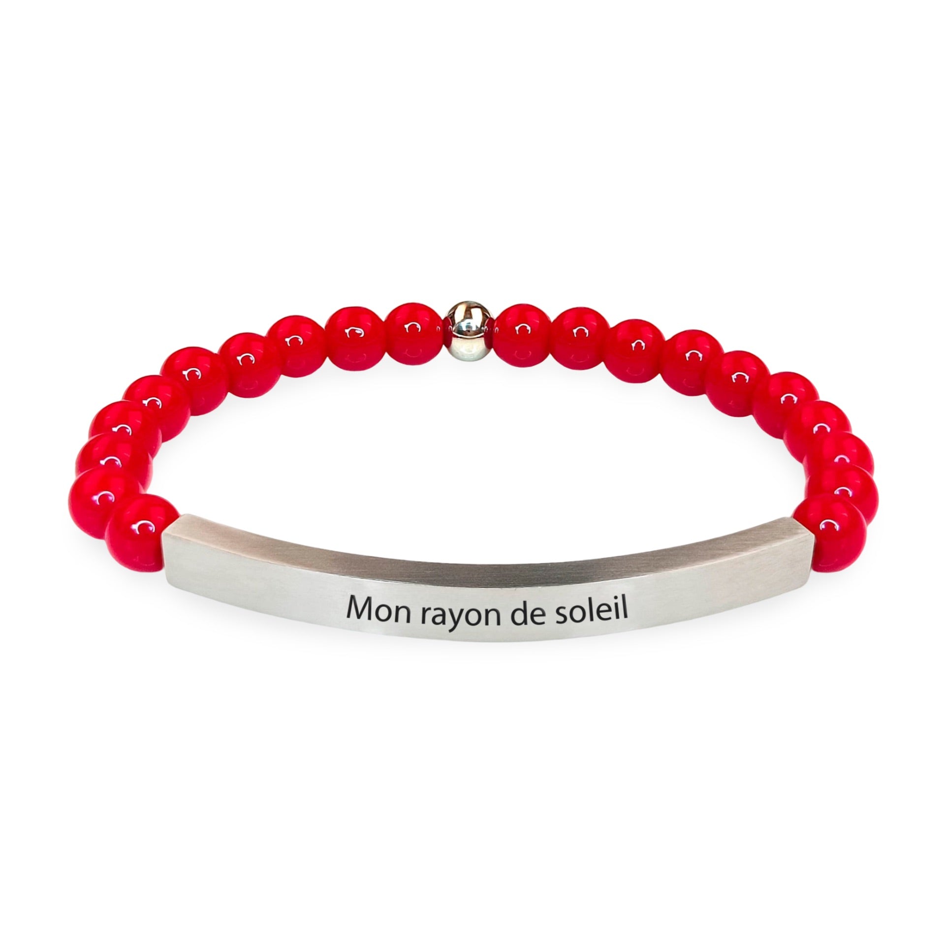 Bracelet personnalisé en pierres naturelles, mixte, modèle Elmero - La Boutique du Bracelet