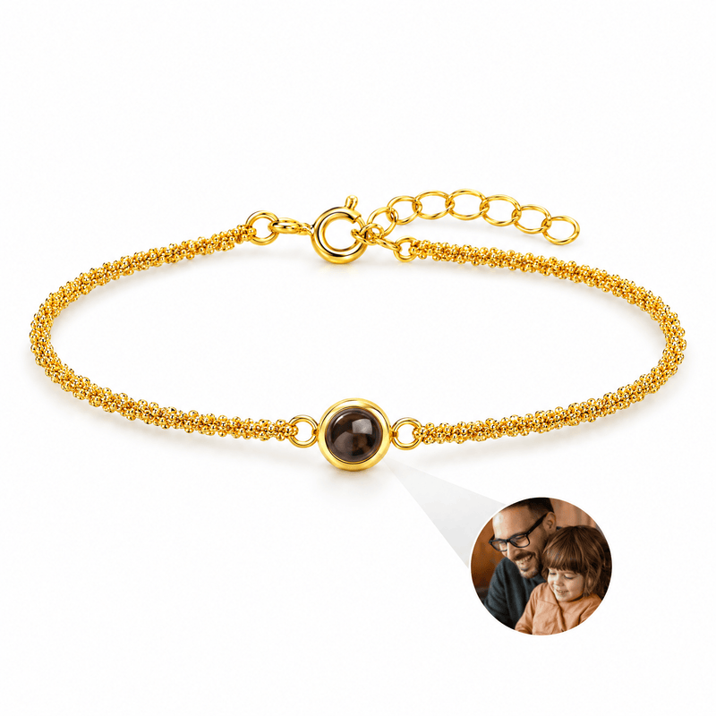Bracelet Junisse Or — packshot studio posé de face V2