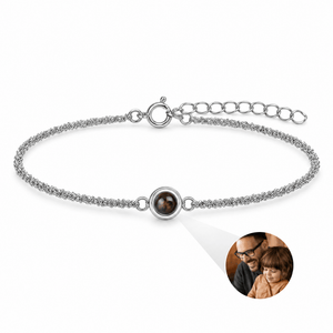 Bracelet Junisse Argent — packshot studio posé de face V2