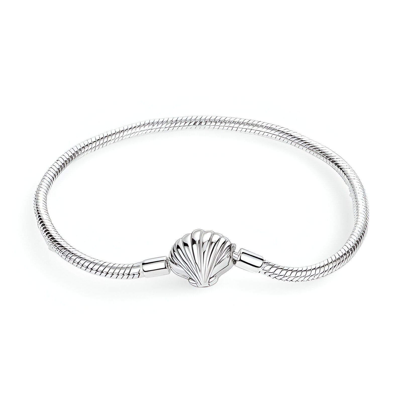 Bracelet pour charm, personnalisable, coquillage, pour femme, modèle Melania - La Boutique du Bracelet