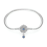 Bracelet pour charm, personnalisable, fleur, pour femme, modèle Kalista - La Boutique du Bracelet