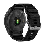 Bracelet pour montre connectée, en nylon résistant, compatible montres Garmin, modèle Taky - La Boutique du Bracelet
