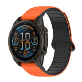 Bracelet pour montre connectée, en silicone, avec attache aimantée, compatible montres Garmin, modèle Sinale - La Boutique du Bracelet