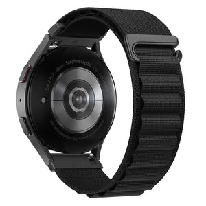 Bracelet résistant en nylon et acier Inoxydable, boucle à crochet, pour Samsung Galaxy Watch, modèle Orven - La Boutique du Bracelet