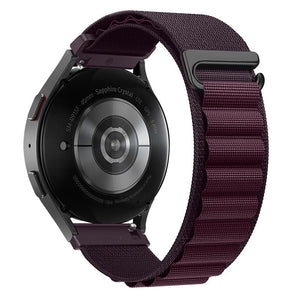 Bracelet résistant en nylon et acier Inoxydable, boucle à crochet, pour Samsung Galaxy Watch, modèle Orven - La Boutique du Bracelet