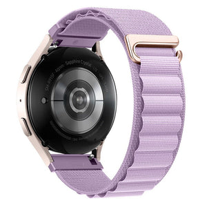 Bracelet résistant en nylon et acier Inoxydable, boucle à crochet, pour Samsung Galaxy Watch, modèle Orven - La Boutique du Bracelet