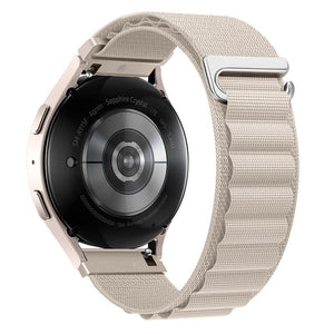 Bracelet résistant en nylon et acier Inoxydable, boucle à crochet, pour Samsung Galaxy Watch, modèle Orven - La Boutique du Bracelet