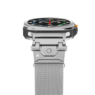 Bracelet tactique en métal, pour montre connectée, fermoir magnétique, pour Samsung Galaxy Watch Ultra et 8, modèle Anklis - La Boutique du Bracelet