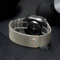 Bracelet tactique en métal, pour montre connectée, fermoir magnétique, pour Samsung Galaxy Watch Ultra et 8, modèle Anklis - La Boutique du Bracelet