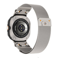 Bracelet tactique en métal, pour montre connectée, fermoir magnétique, pour Samsung Galaxy Watch Ultra et 8, modèle Anklis - La Boutique du Bracelet