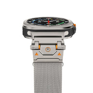 Bracelet tactique en métal, pour montre connectée, fermoir magnétique, pour Samsung Galaxy Watch Ultra et 8, modèle Anklis - La Boutique du Bracelet