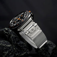 Bracelet tactique en métal, pour montre connectée, fermoir magnétique, pour Samsung Galaxy Watch Ultra et 8, modèle Anklis - La Boutique du Bracelet