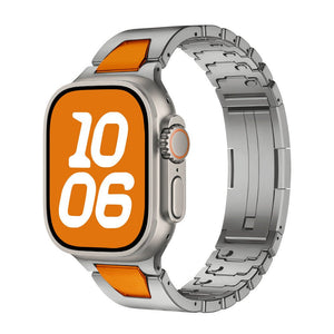 Bracelet tactique en métal solide, ajustable facilement à la main, pour Apple Watch, modèle Tanko - La Boutique du Bracelet