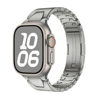 Bracelet tactique en métal solide, ajustable facilement à la main, pour Apple Watch, modèle Tanko - La Boutique du Bracelet