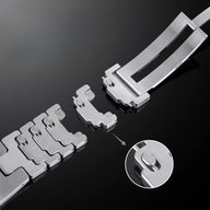 Bracelet tactique en métal solide, ajustable facilement à la main, pour Apple Watch, modèle Tanko - La Boutique du Bracelet