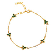 Bracelet trèfle à 3 feuilles, style chic et habillé, homme moderne et tendance, modèle Rapha - La Boutique du Bracelet