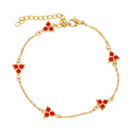 Bracelet trèfle à 3 feuilles, style chic et habillé, homme moderne et tendance, modèle Rapha - La Boutique du Bracelet