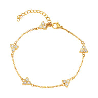 Bracelet trèfle à 3 feuilles, style chic et habillé, homme moderne et tendance, modèle Rapha - La Boutique du Bracelet