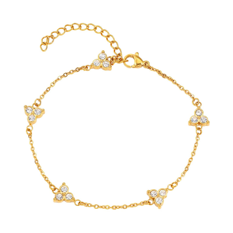 Bracelet trèfle à 3 feuilles, style chic et habillé, homme moderne et tendance, modèle Rapha - La Boutique du Bracelet